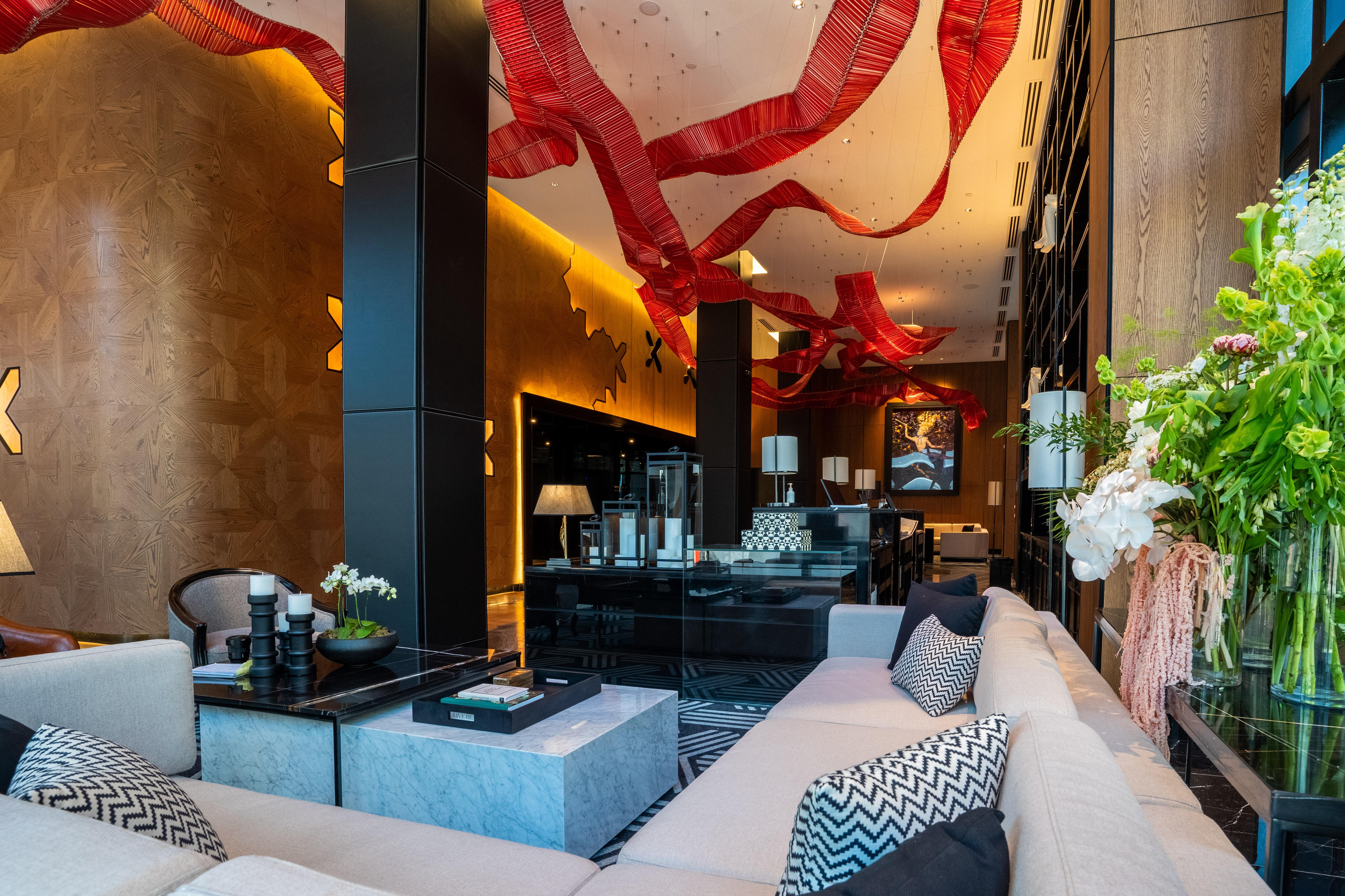Sofitel Adelaide Hotel Exterior foto The lobby of the hotel